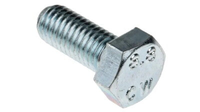 10 pz BULLONE ZINCATO TESTA ESAGONALE TUTTO FILETTATO 6x40 M6 40mm VITE ACCIAIO