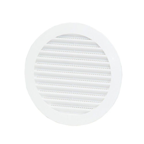 2pz GRIGLIA PRESA AERAZIONE PVC BIANCA x TUBI D. 100 mm AREAZIONE ARIAZIONE ARIA