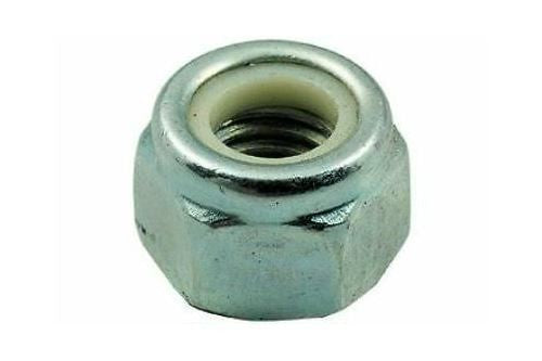 50 PZ DADO DADI AUTOBLOCCANTE ZINCATO MM. 5 VITE BULLONE AUTOBLOCCANTI