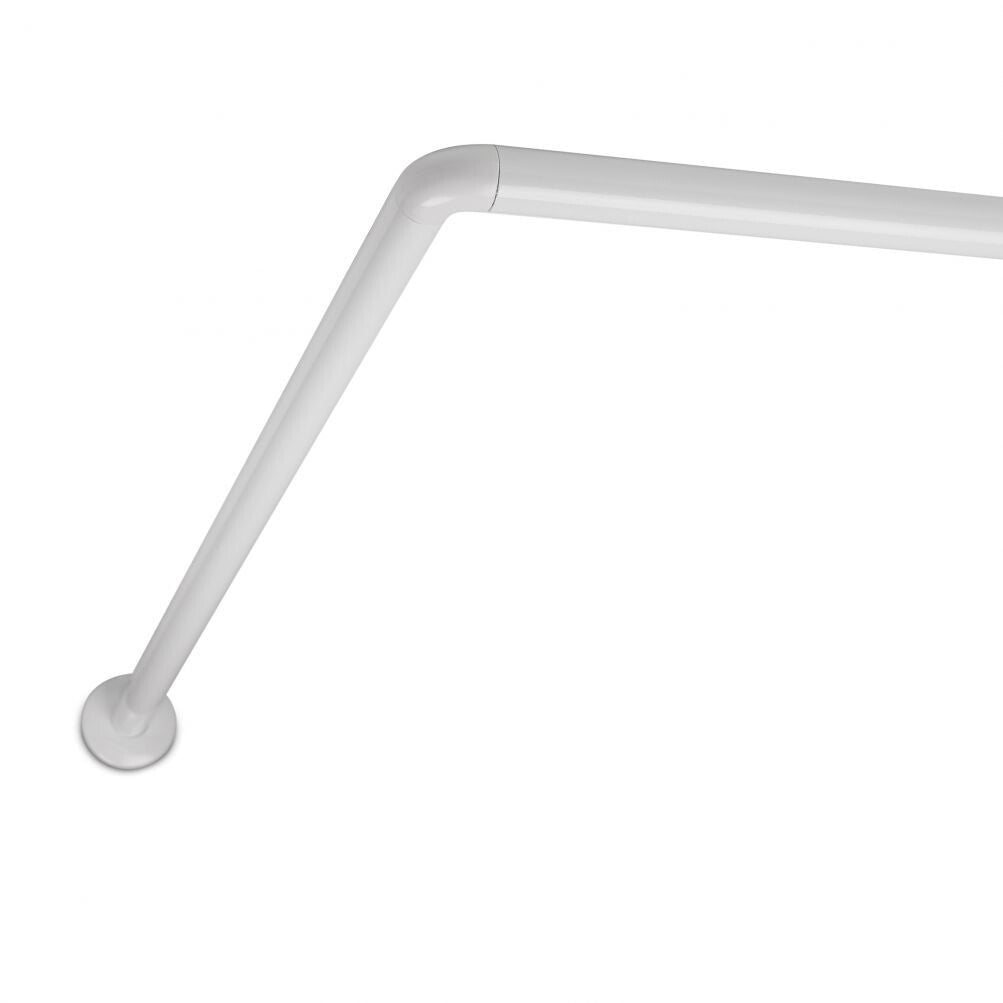 BARRA BASTONE TUBO REGGITENDA ANGOLARE  80x170x80 cm BAGNO DOCCIA