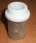 FILTRO INOX PER VALVOLA DI FONDO RITEGNO EUROPA 1.1/4 " TUBO PESCA IMPIANTO