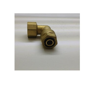GOMITO MULTISTRATO GF ALUPEX FEMMINA 16X1/2 1/2X16 CURVA OTTONE