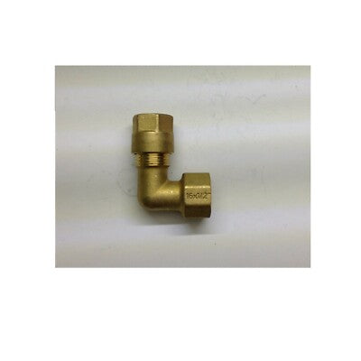 GOMITO MULTISTRATO GF ALUPEX FEMMINA 16X1/2 1/2X16 CURVA OTTONE
