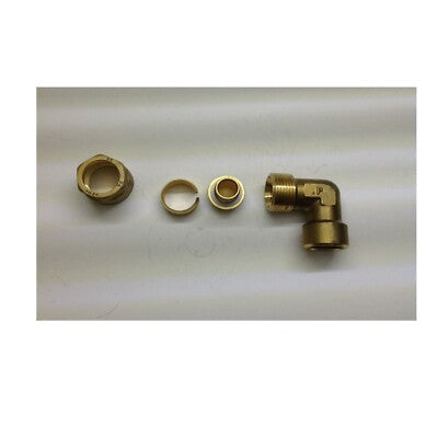 GOMITO MULTISTRATO GF ALUPEX FEMMINA 20X1/2 1/2X20 CURVA OTTONE
