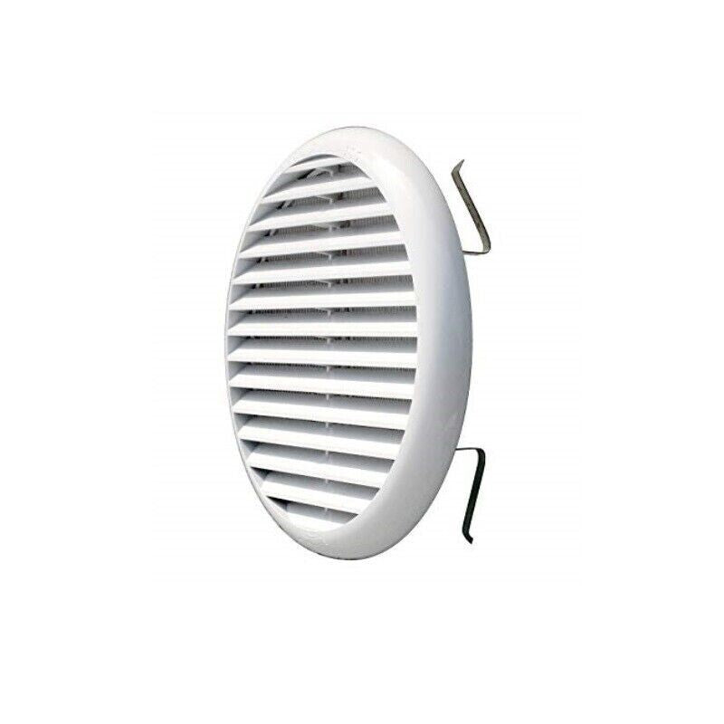 GRIGLIA AERAZIONE A MOLLA FORO VENTILAZIONE MISURA DA 140 A 200 COLORE BIANCO