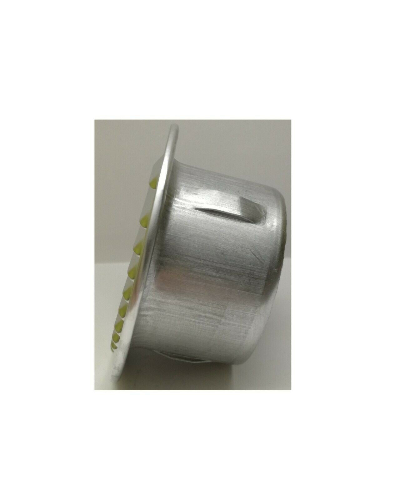 GRIGLIA AERAZIONE ROTONDA ALLUMINIO CON RETE IN METALLO D°  80 VENTILAZIONE ARIA