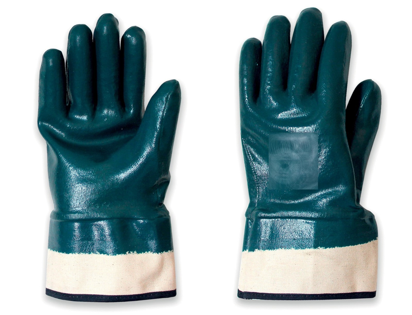 GUANTO GUANTI DA LAVORO CON MANICHETTA IMPREGNATO NBR TG 10 PROTEZIONE ACCESSOR