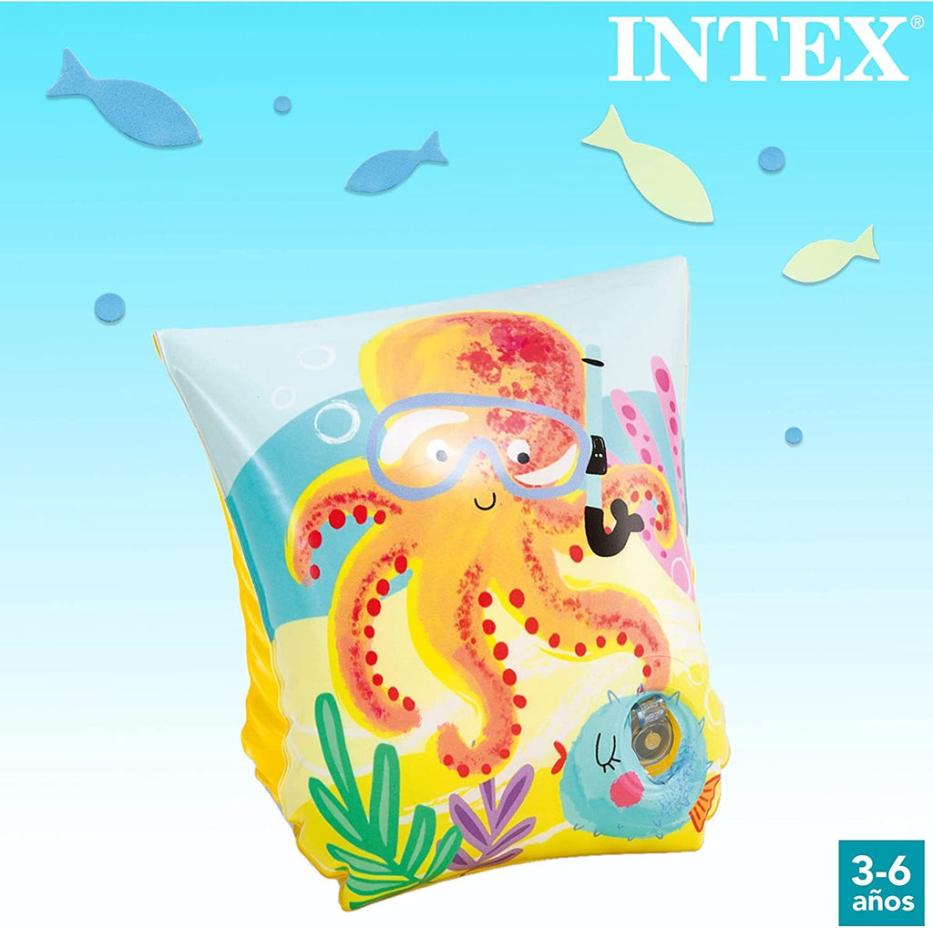Intex 58652 Braccioli PER BIMBI BAMBINI Fun Fish TROPICALI 23 X 15 Cm