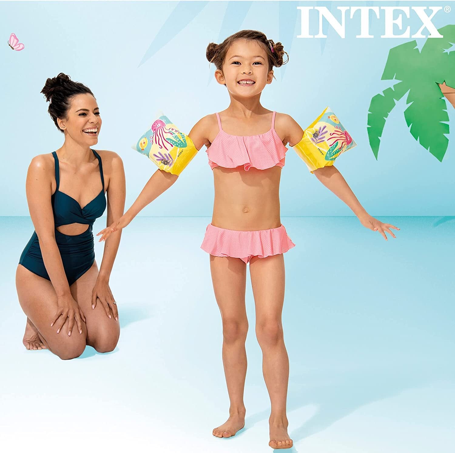 Intex 58652 Braccioli PER BIMBI BAMBINI Fun Fish TROPICALI 23 X 15 Cm