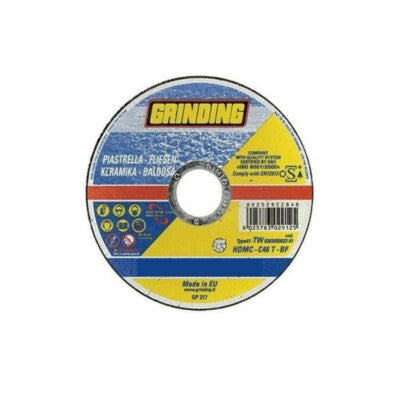 MOLA DISCO ABRASIVA X TAGLIO PIASTRELLE CEMENTO MARMO 115x1,6x22,23 115 GRINDING
