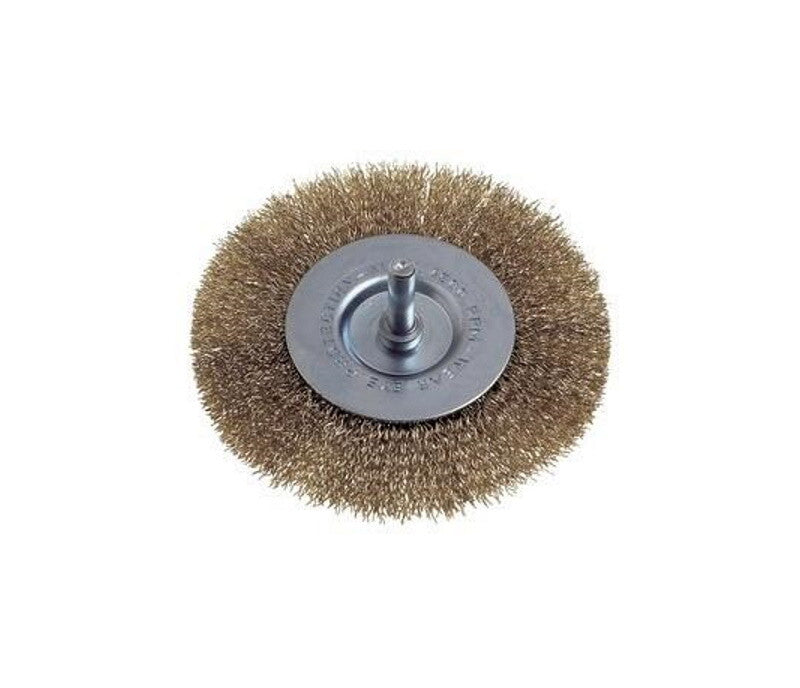 PG SPAZZOLA CIRCOLARE MM.40 ART.468.50 PER TRAPANO GAMBO 6mm METALLO RUGGINE