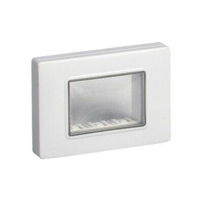 PLACCA STAGNA VIMAR PLANA 14943 COLORE GRIGIO RAL 7035 CALOTTA IP55 CON VITI