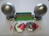 POMOLO MANIGLIA CAL PORTA PORTONE D. 50 mm H. 75 mm CROMO SATINATO