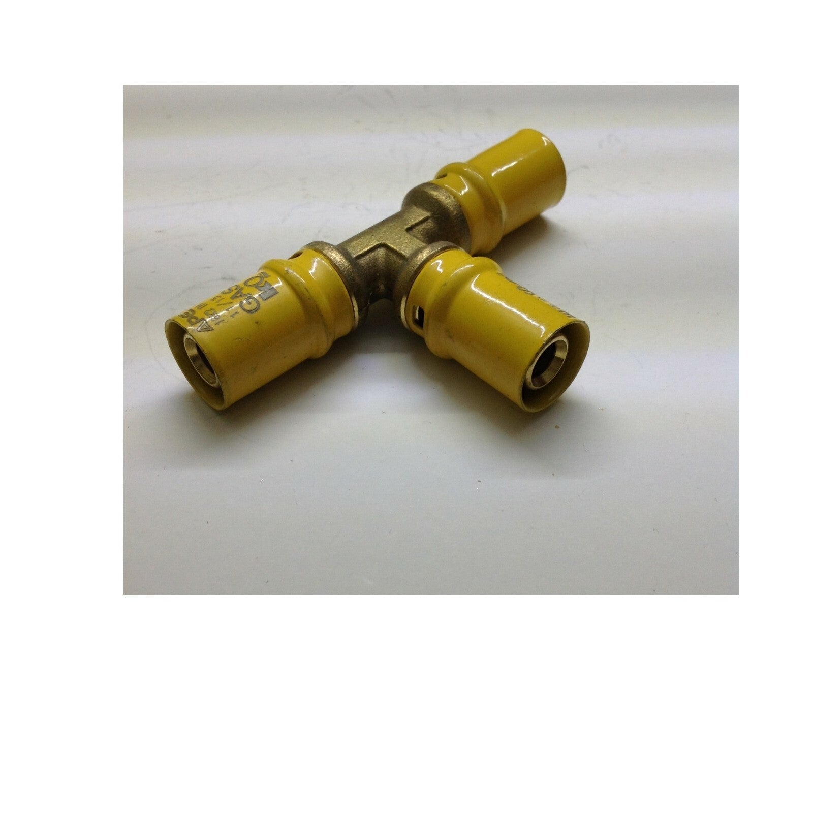 RACCORDO A T TEE MULTISTRATO A PRESSARE x GAS APE 16x16x16 SP. 2.0 mm 3 LATI