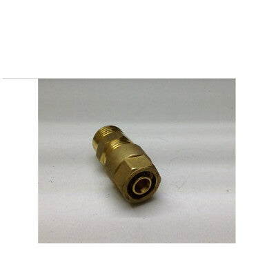 RACCORDO MULTISTRATO GF ALUPEX MASCHIO 16X1/2 1/2X16 M NIPLES OTTONE