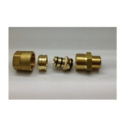 RACCORDO MULTISTRATO GF ALUPEX MASCHIO 20X1/2 1/2X20 M NIPLES OTTONE