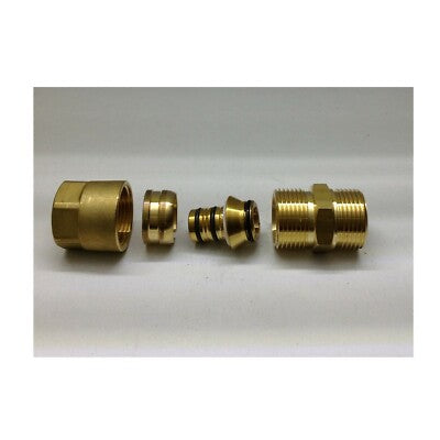 RACCORDO MULTISTRATO GF ALUPEX MASCHIO 20X3/4 3/4X20 M NIPLES OTTONE