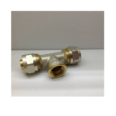 RACCORDO MULTISTRATO a TEE T 26x3/4x26 FEMMINA APE RACCORDERIE 26 IMPIANTO CASA