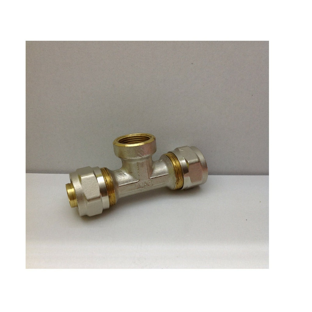 RACCORDO MULTISTRATO a TEE T 26x3/4x26 FEMMINA APE RACCORDERIE 26 IMPIANTO CASA