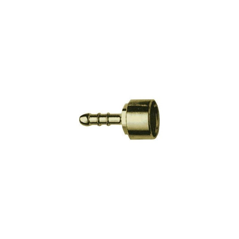 RACCORDO PORTAGOMMA DI ENTRATA PER TUBO BOMBOLA GAS gpl DA 1/2 X 10 MM FEMMINA
