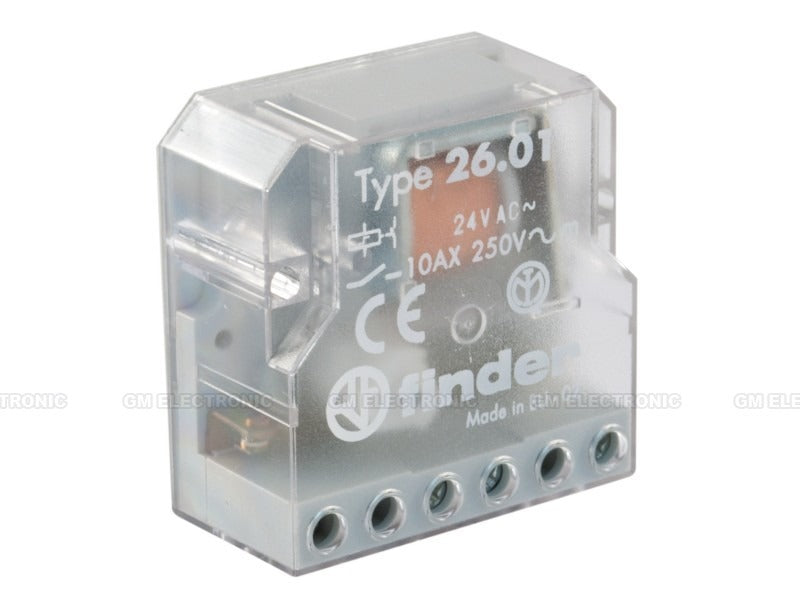 RELE' 24V AD IMPULSI INTERRUTTORE FINDER TYPE 26.01.8.024.0000