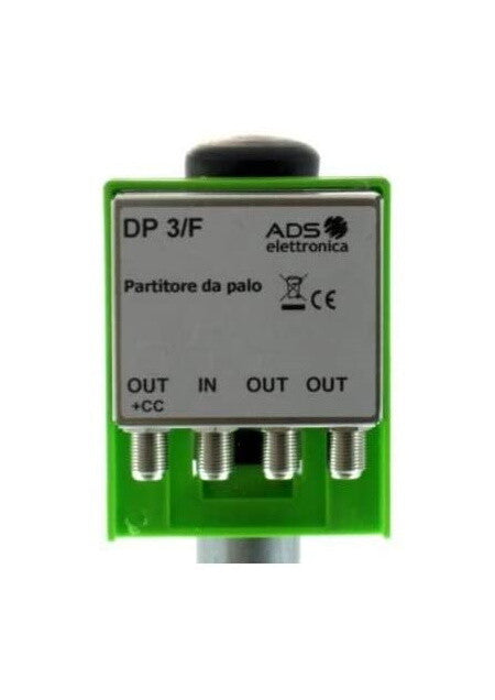 RIPARTITORE PARTITORE DA PALO ESTERNO 3 USCITE DP3/F ANTENNA TV CONNETTORI f
