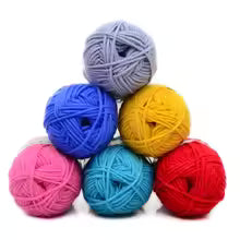 Chenille Cotton Bamboo Fiber Blend Knitting & Crochet Yarn