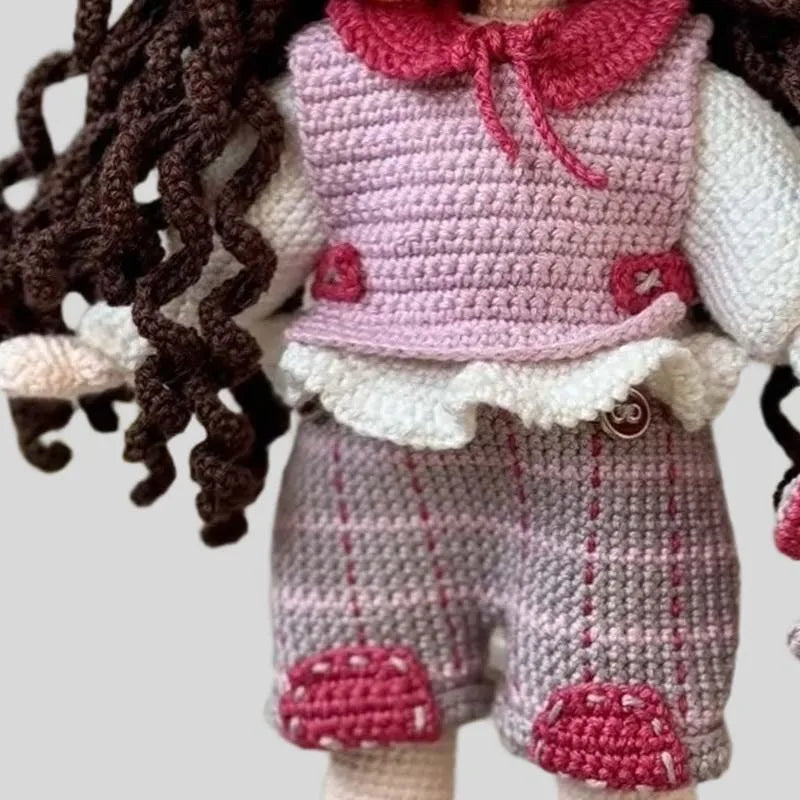 Handmade Cotton Crochet Doll – Ada Human Figure Knitting Doll