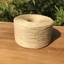 250g Thin Flat Raffia Yarn for Knitting Hats Bags Handicrafts