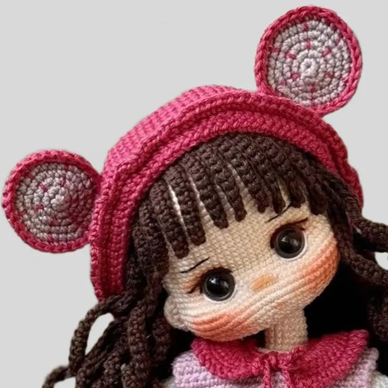 Handmade Cotton Crochet Doll – Ada Human Figure Knitting Doll