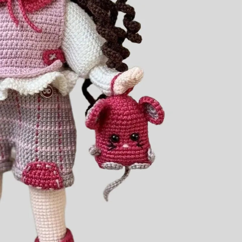 Handmade Cotton Crochet Doll – Ada Human Figure Knitting Doll