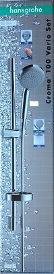 SALISCENDI DOCCIA DOCCETTA HANSGROHE CROMATO CROMA 100 VARIO SET PORTASAPONE