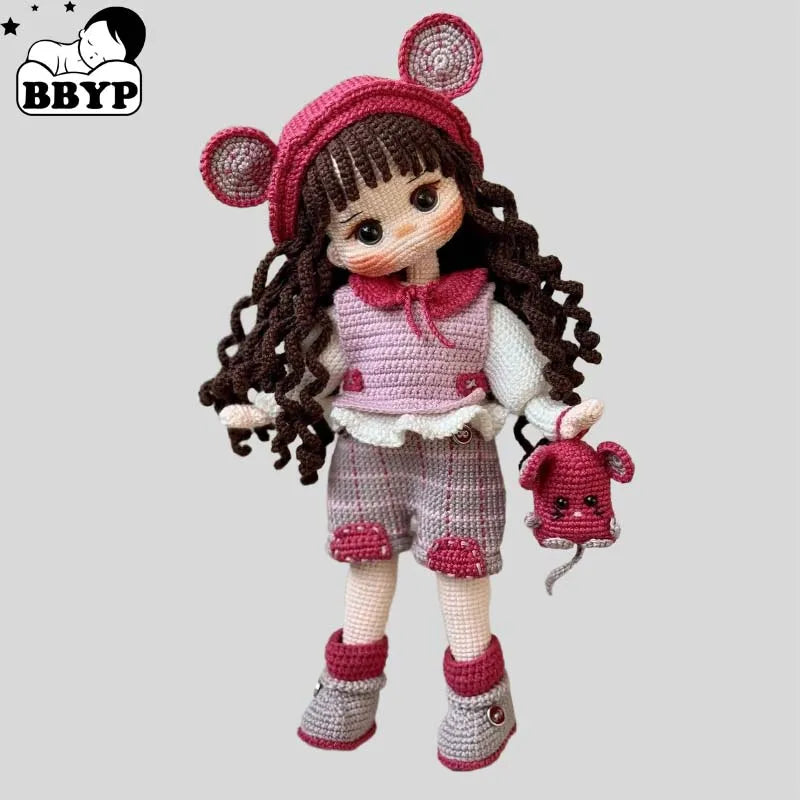 Handmade Cotton Crochet Doll – Ada Human Figure Knitting Doll