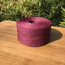 250g Thin Flat Raffia Yarn for Knitting Hats Bags Handicrafts