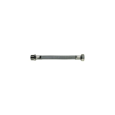 TUBO FLESSIBILE CM. 60 x 1/2" x 3/8" M-F  RACCORDO ACQUA IMPIANTO IDRAULICO CASA