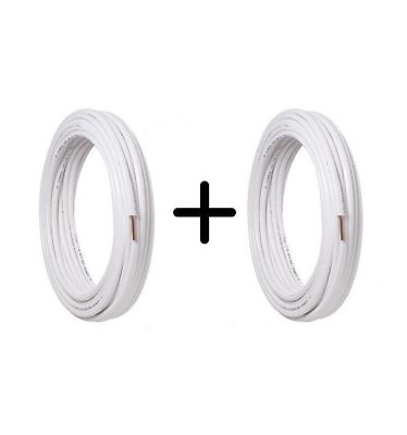 TUBO RAME CLIMA CLIMATIZZATORE CONDIZIONATORE SMISOL 1/4" + 3/8" - (1+1 mt)